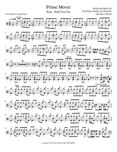 Prime Mover (arr. Logan Bruner)