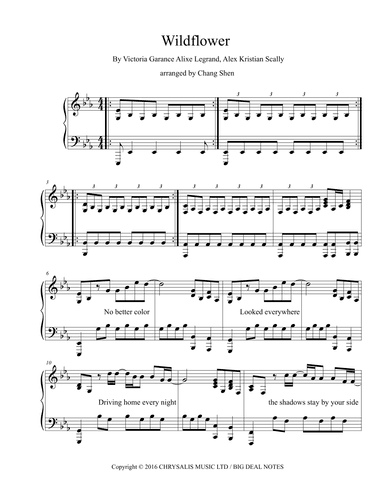 Wildflower (arr. Chang Shen)