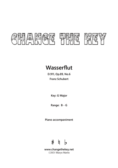 Wasserflut G Major (arr. Sharyn Martin)