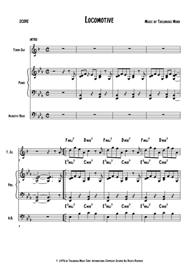 Locomotive (arr. The Sheet Music Library)