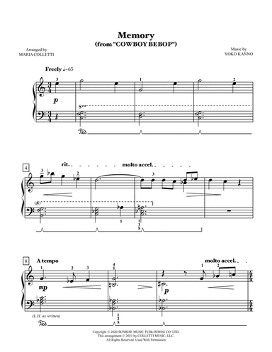 Memory (arr. Maria Colletti)