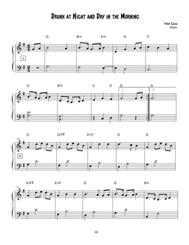 Drunk at Night and Dry in the Morning - Scottish Waltz (arr. Harp use Inspirations)