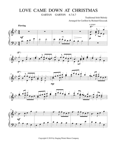 Love Came Down at Christmas (GARTAN) (arr. Richard Giszczak)