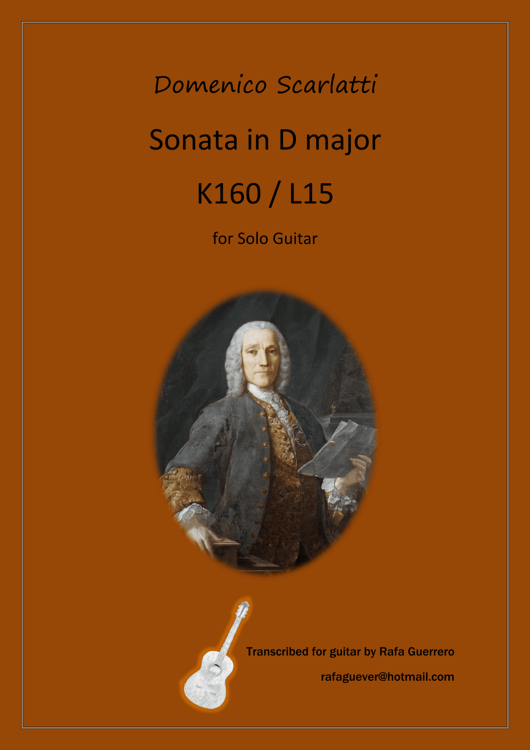 Sonata K160 / L15 (arr. Rafa Guerrero)