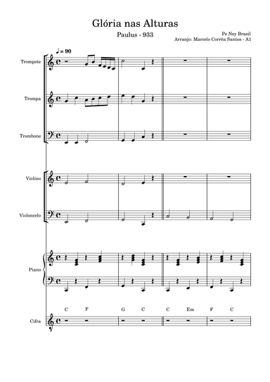 Glória nas Alturas (arr. Marcelo Correa Santos)