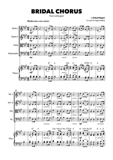Bridal Chorus (arr. Tiago Cordeiro)