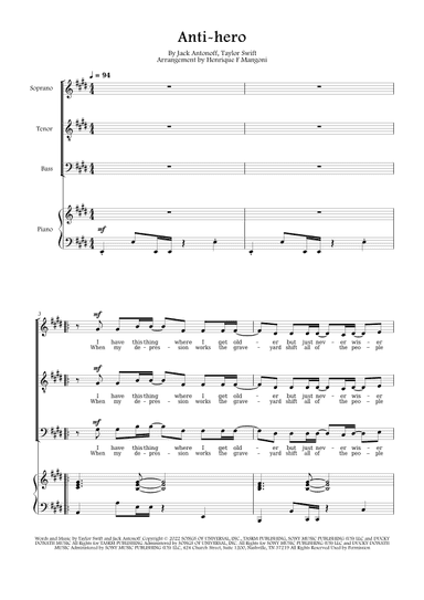 Anti-hero (arr. Henrique F Mangoni)