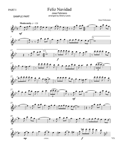 Feliz Navidad (arr. Sherry Lewis)