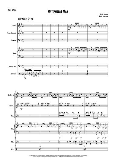 Watermelon Man (arr. Andrew Robertson)