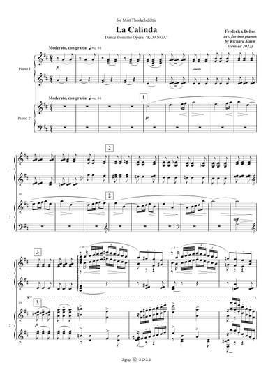 La Calinda (arr. Richard Simm)