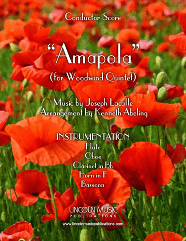 Amapola (for Woodwind Quintet) (arr. Kenneth Abeling)