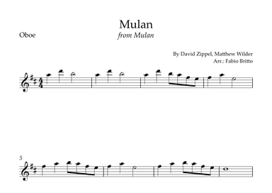 Honor To Us All (arr. Fabio Britto)