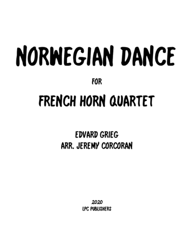 Norwegian Dance for French Horn Quartet (arr. Jeremy Corcoran)