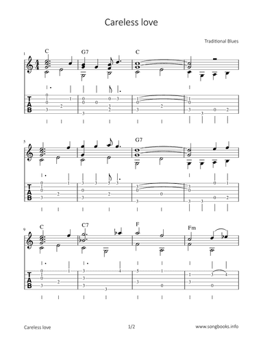 Careless love (arr. Bettina Schipp)