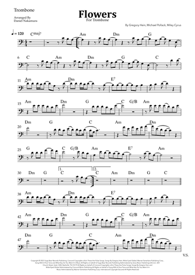 Flowers (arr. Daniel Nakamura)