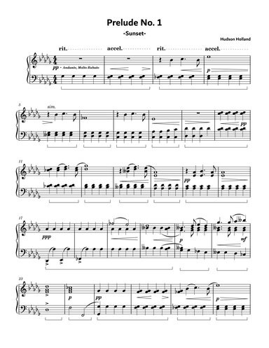 Prelude No. 1 - Sunset