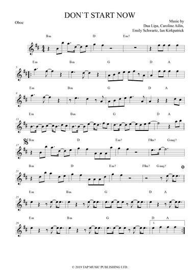 Don't Start Now (arr. Anderson Quevedo)