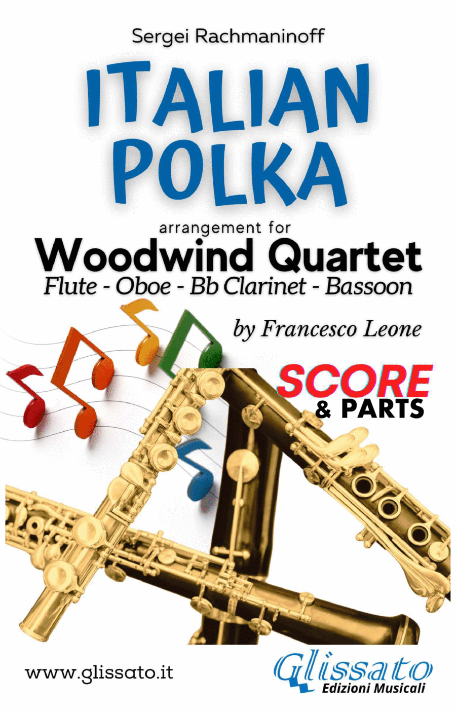 Italian Polka - Woodwind Quartet (score & parts) (arr. Francesco Leone)