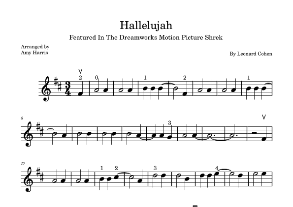 Hallelujah (arr. Amy Harris)