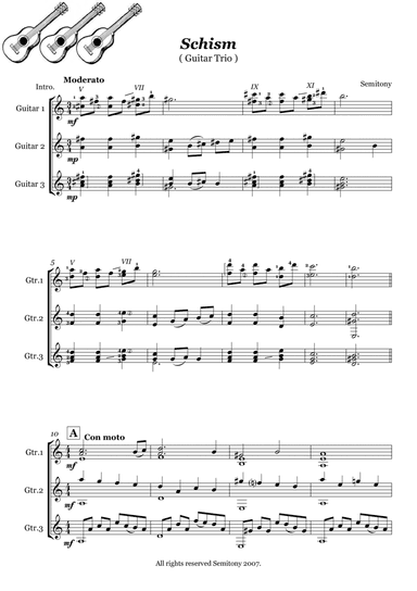 Schism - Guitar Trio