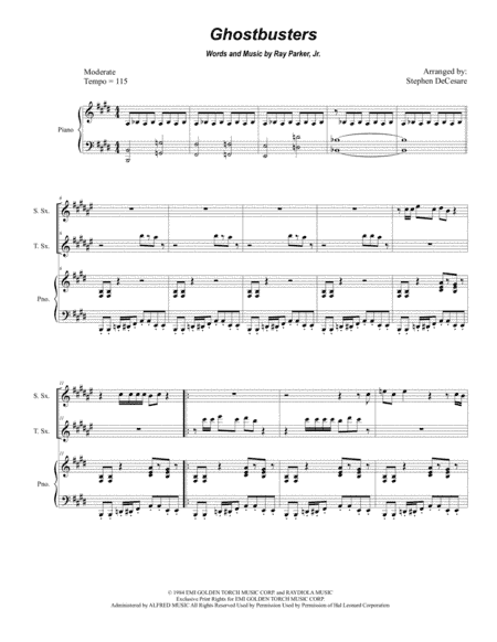 Ghostbusters (arr. Stephen DeCesare)