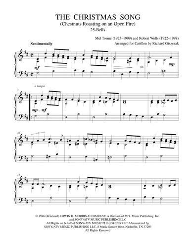 The Christmas Song (chestnuts Roasting On An Open Fire) (arr. Richard Giszczak)