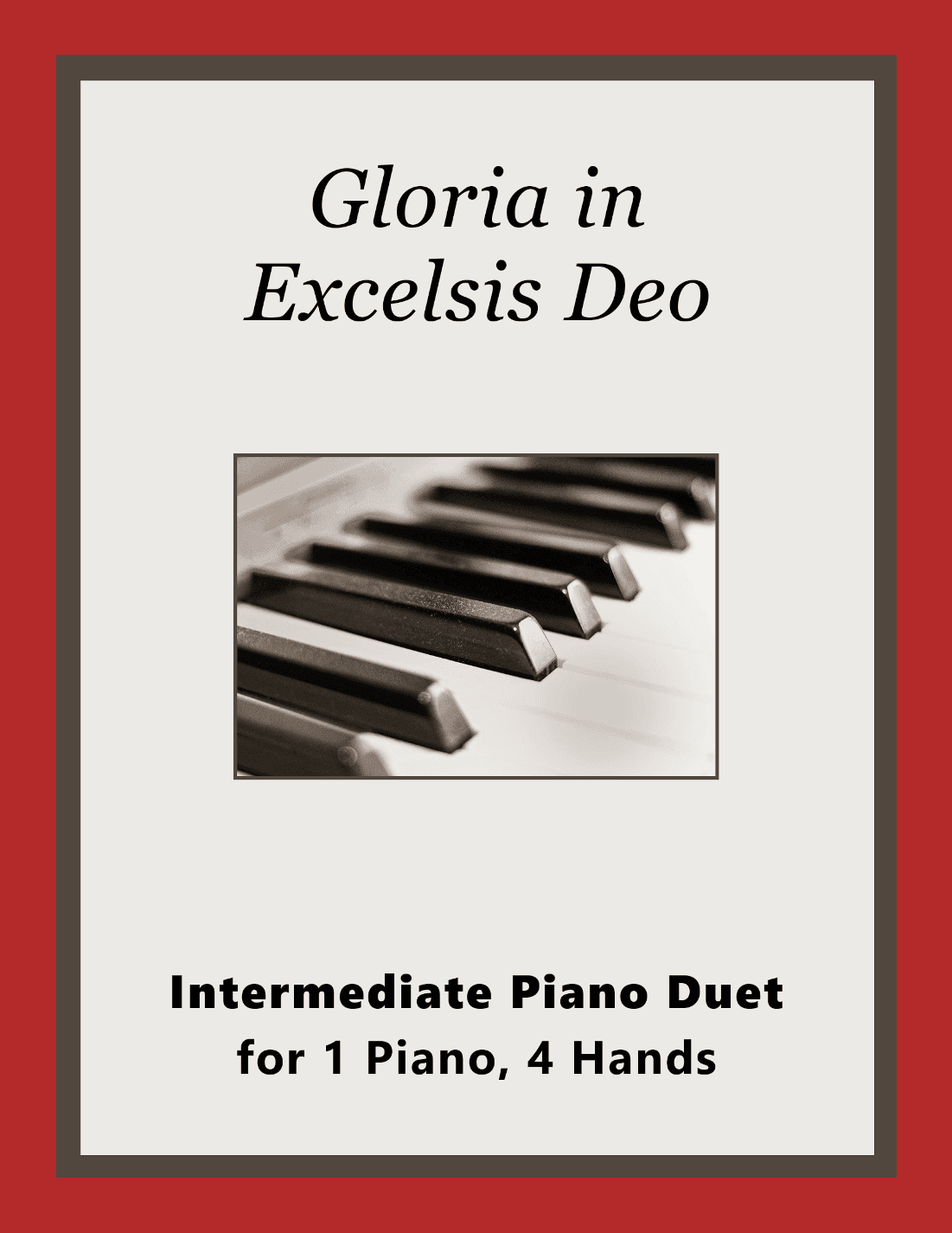Gloria in Excelsis Deo (1 Piano, 4 Hands) (arr. Sharon Wilson)