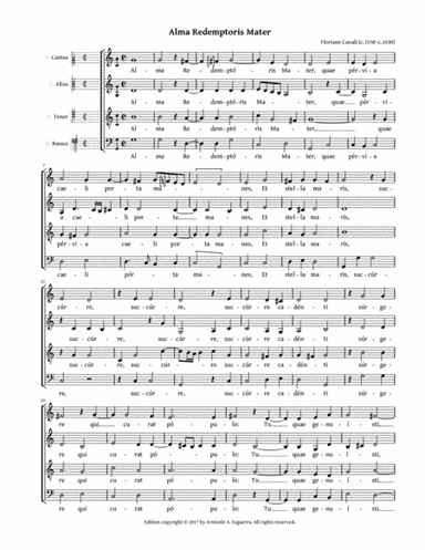 Alma Redemptoris Mater (Canali) (arr. Aristotle A. Esguerra)