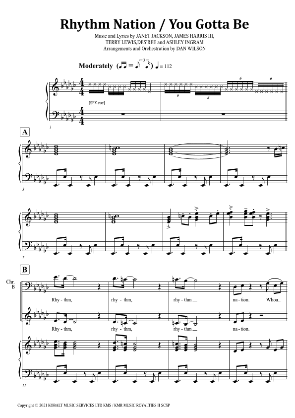 Rhythm Nation / You Gotta Be (arr. Dan Wilson)