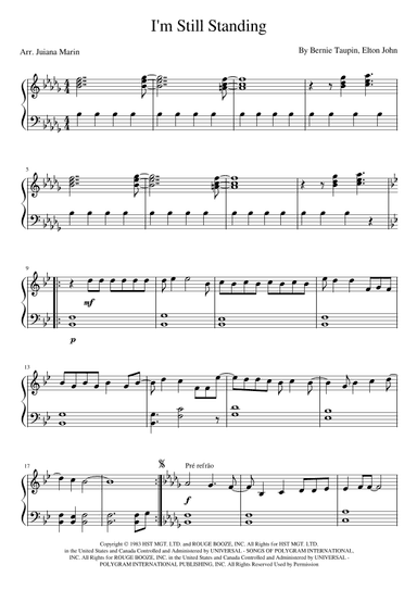 I'm Still Standing (arr. JULIANA MARIN)