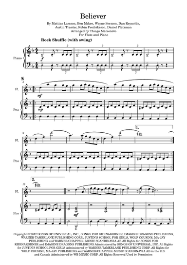 Believer (arr. Thiago Marconato)