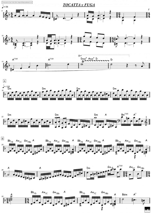 Toccata y fuga en D menor (arr. juan carlos esteve / Gran Coda)
