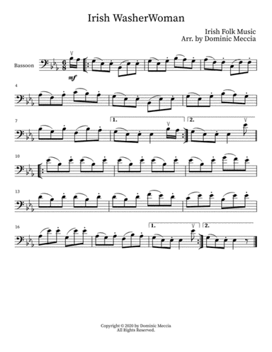 Irish WasherWoman (arr. Dominic Meccia)