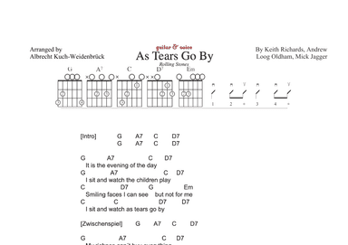 As Tears Go By (arr. Albrecht Kuch-Weidenbrück)