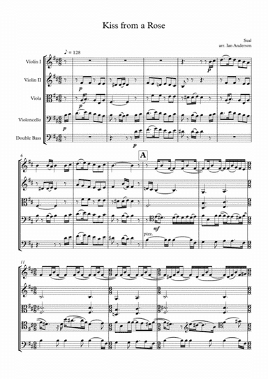Kiss From A Rose (arr. Ian Anderson)