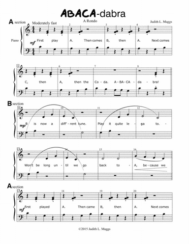 ABACA-dabra - A Rondo for Beginners