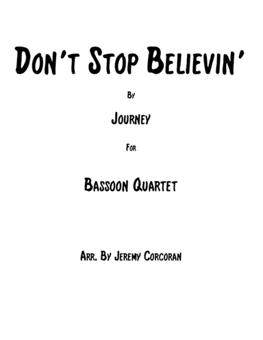 Don't Stop Believin' (arr. LPC Publishers)