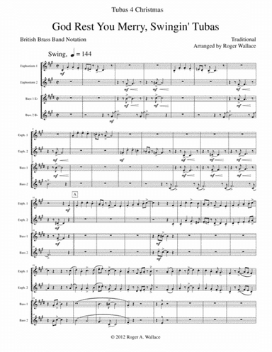 God Rest You Merry, Gentlemen (Tuba Quartet) (arr. Roger Wallace)