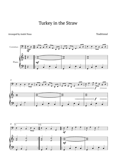 Turkey in the Straw (arr. André Nusa)