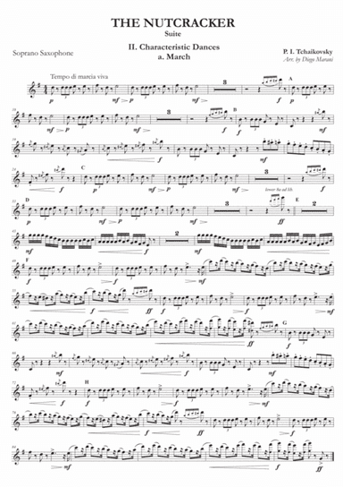 "March" from Nutcracker Suite for Saxophone Quartet (arr. Diego Marani)