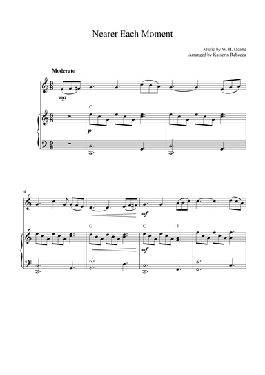 Nearer Each Moment (arr. Kaiserin Rebecca)