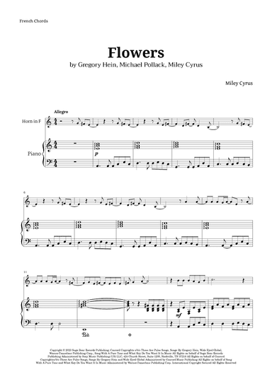 Flowers (arr. Langanho)