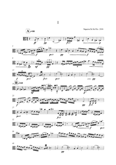 SUITE N ° 1 FOR VIOLA DE ARCO SOLO