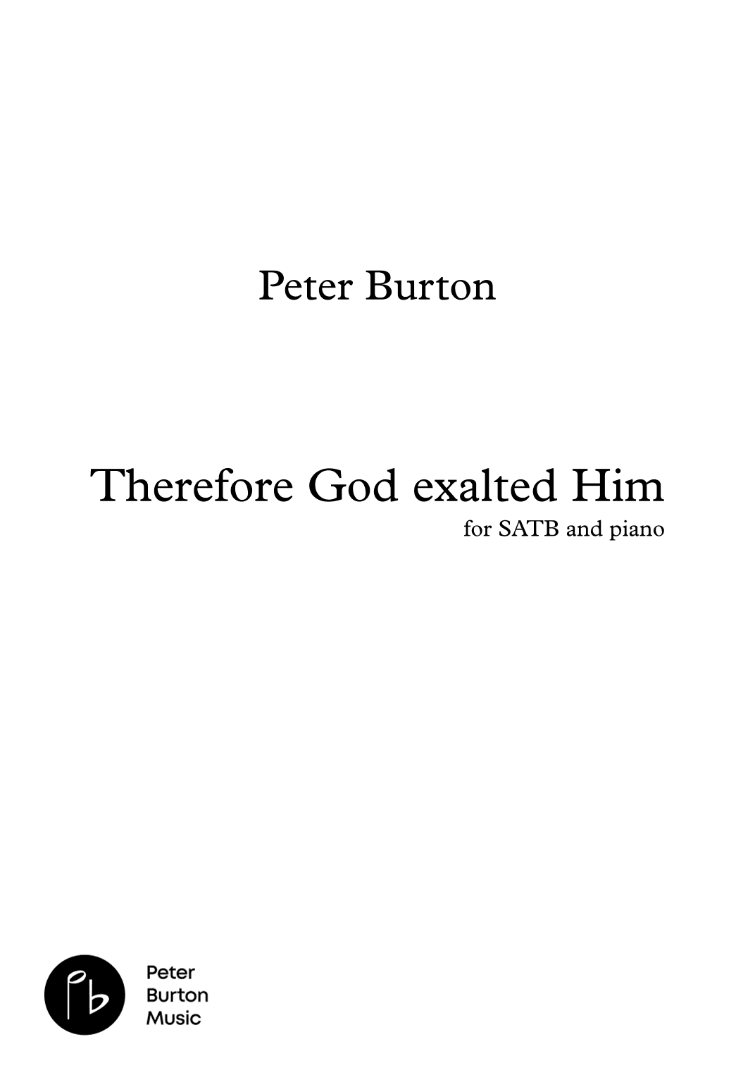 Therefore God exalted Him