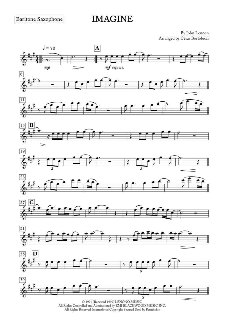 Imagine (arr. ACT Bortolucci)