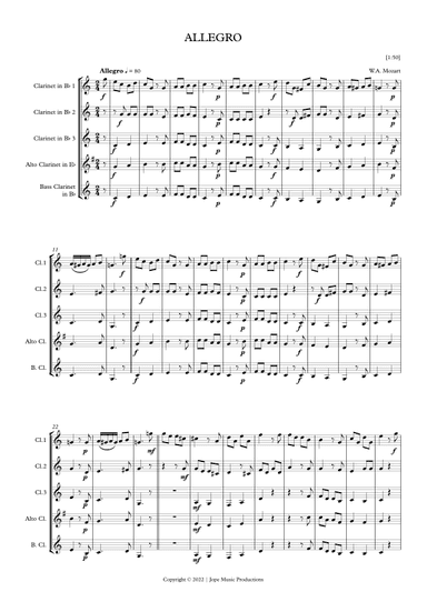 Allegro (arr. Jos Peulers)