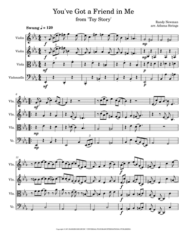 You've Got A Friend In Me (arr. Athena Strings)
