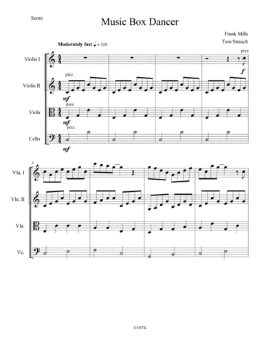 Music Box Dancer (arr. Thomas Strauch)