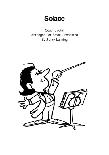 Solace (Joplin) for small orchestra (arr. Jerry Lanning)