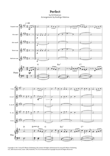 Perfect (arr. Rodrigo Faleiros)